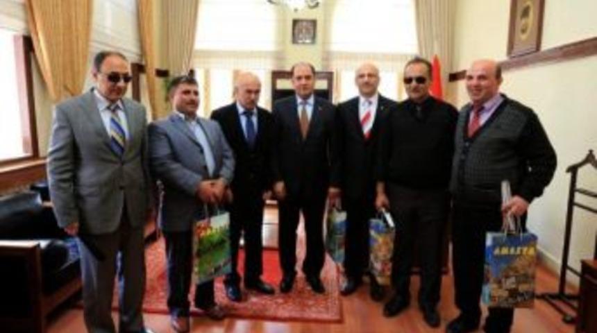 Vali &Ccedil;omaktekin G&ouml;rme Engelli Judocuları Kutladı