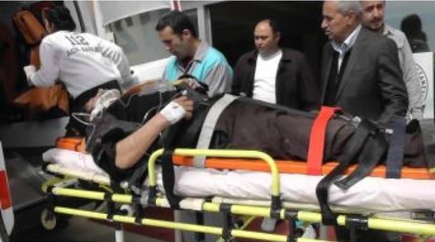 İnşaattan D&uuml;şen İş&ccedil;i Yaralandı