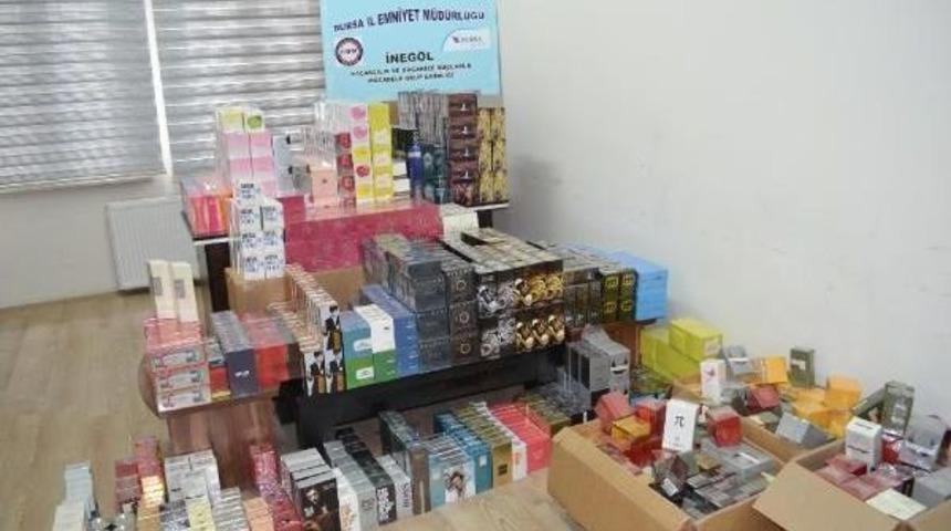 İneg&ouml;l&rsquo;De Ka&ccedil;ak Kozmetik &Uuml;r&uuml;n Operasyonu