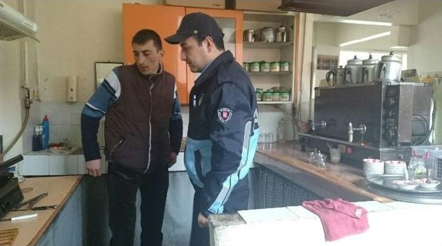 Bilecik Belediyesi Zabıta M&uuml;d&uuml;rl&uuml;ğ&uuml;&rsquo;nden Kahvehanelere Denetim