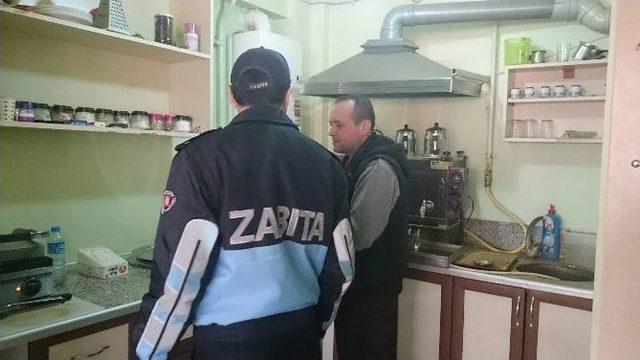 Bilecik Belediyesi Zabıta Müdürlüğü’nden Kahvehanelere Denetim