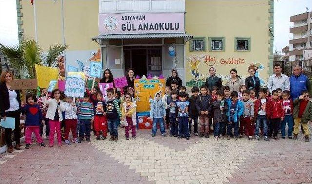 Dünya Su Günü’nde Anaokulu Öğrencilerinden Örnek Davranış