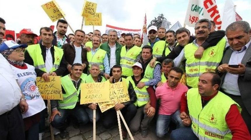 Karşıyaka’da İşçileri Rahatlatan İhale