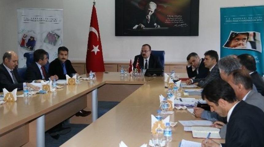 Hakkâri’de Eğitim Yatırımları Planlama Toplantısı