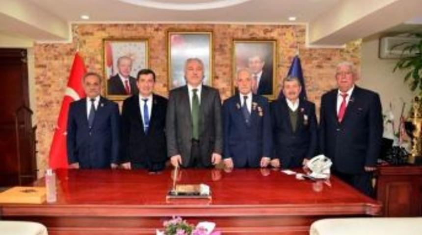 Muharip Gaziler’den Başkan Saraçoğlu’na Ziyaret
