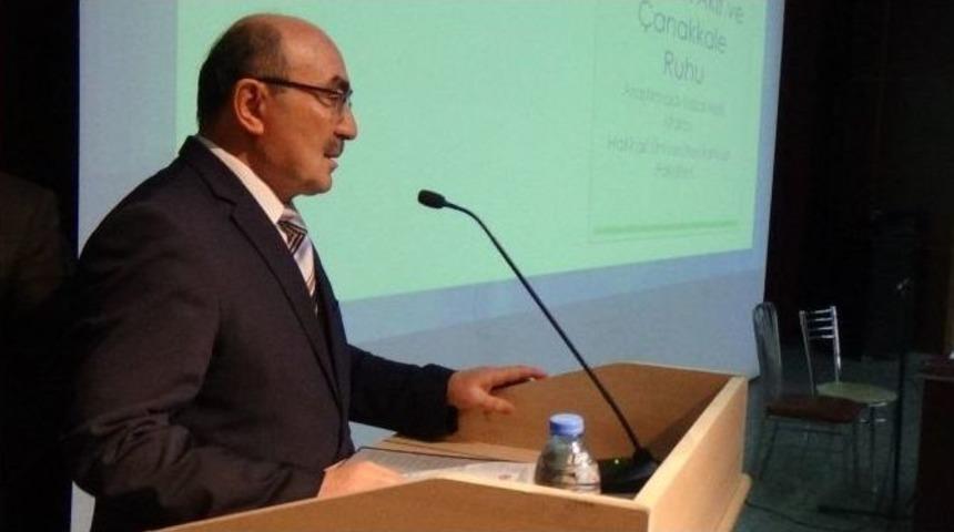 Mehmet Akif Ersoy Ve &Ccedil;anakkale Ruhu Konulu Konferans