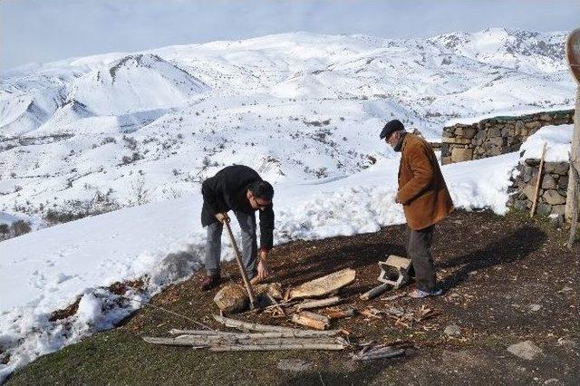 Kaymakam Çeviren, Yaşlı Vatandaşın Odunlarını Kesti