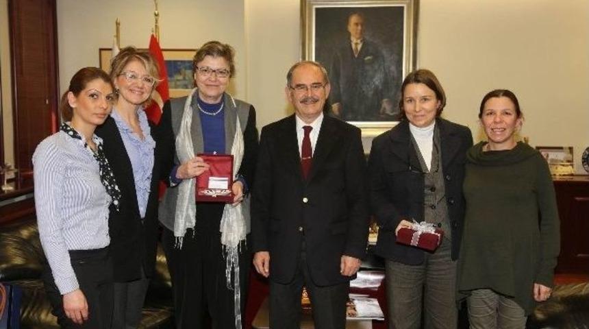 Almanya&rsquo;nın İstanbul Başkonsolusu Wolke&rsquo;den Başkan B&uuml;y&uuml;kerşen&rsquo;e Ziyaret