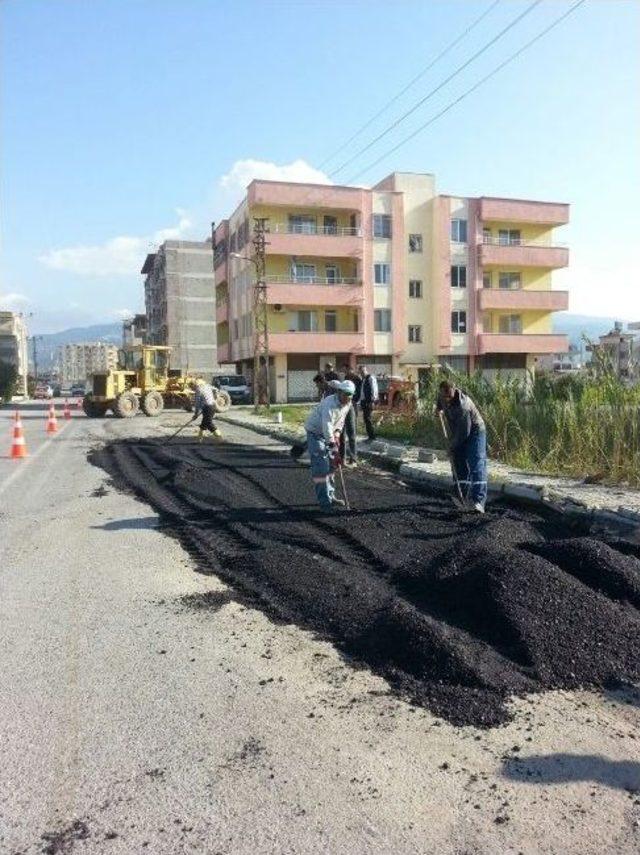 Arsuz’da Yollar Onarılıyor