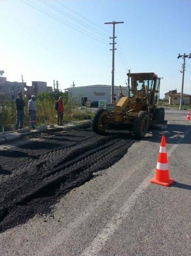 Arsuz’da Yollar Onarılıyor