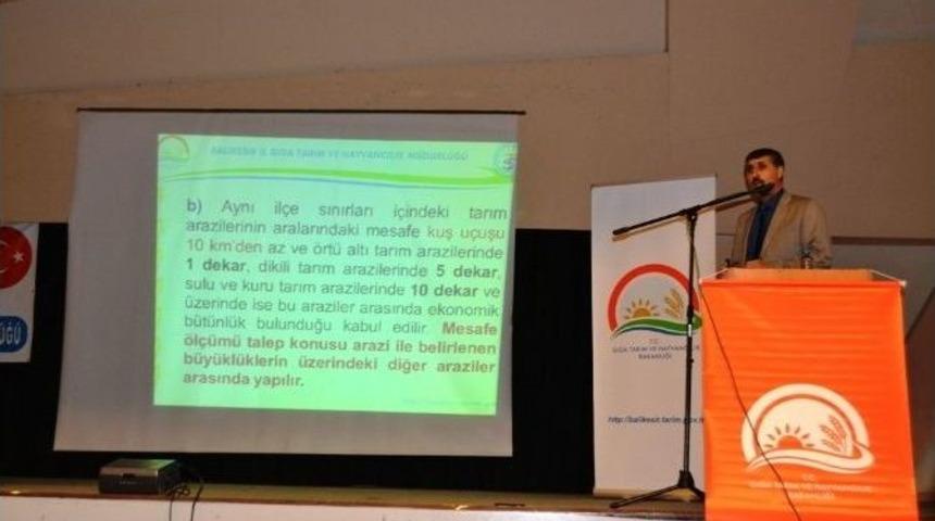 Ayvalık&rsquo;ta Tarım Arazilerinde M&uuml;lkiyetin Devri İşlemleri Hakkında Vatandaşlara Brifing