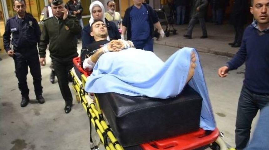 Aydın&rsquo;da Trafik Kazasında Bacağı Kopan Askeri Personel Gata&rsquo;ya Sevk Edildi