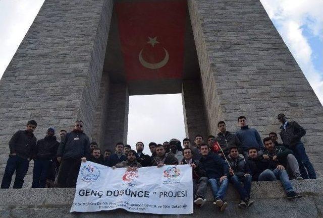 “genç Düşünce” Projesiyle Gençler Çanakkale ‘de Ecdadıyla Buluştu