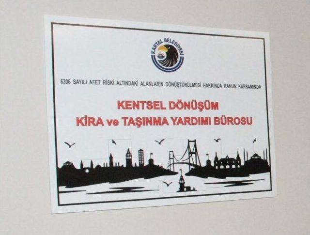 Kartal Belediyesi’nden Kentsel Dönüşümde Kira Ve Taşınma Yardımı Bürosu