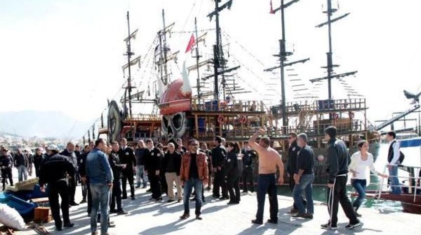 Alanya Balıkçı Barınağında Yıkım Arbedesi