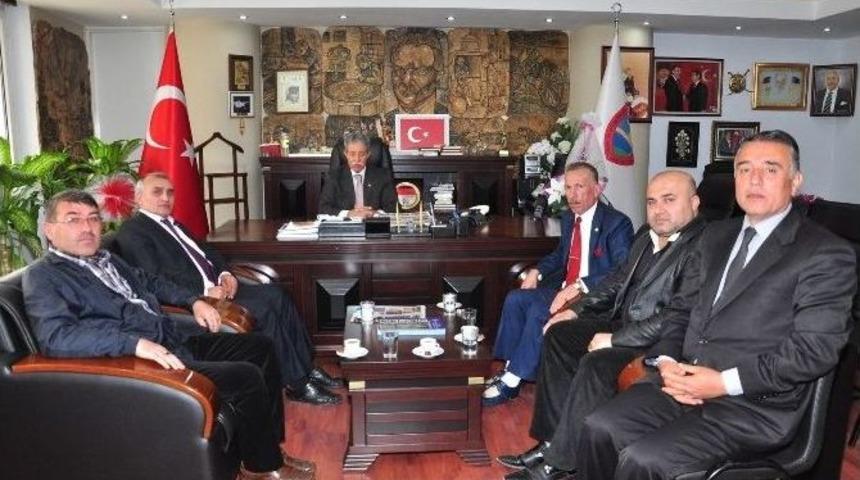 Kozan Merkez Muhtarlar Birliği&rsquo;nden Barışık&rsquo;a Ziyaret