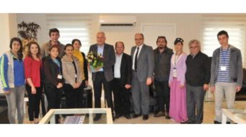 Kursiyerlerden Aesob Başkanı Sevim&ccedil;ok&rsquo;a Ziyaret