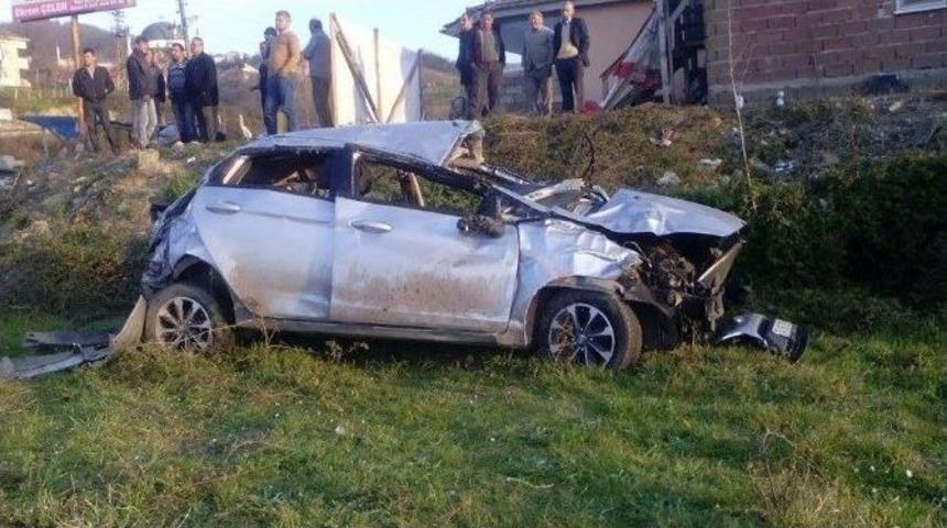 &Ccedil;aycuma&rsquo;da Trafik Kazası: 1 Yaralı