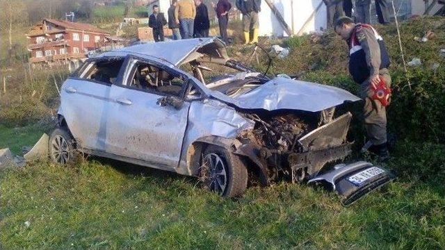 Çaycuma’da Trafik Kazası: 1 Yaralı