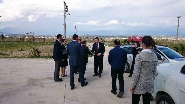 Alman Konsolos Vetter, Manavgat Arıtma Tesisi’ni Gezdi