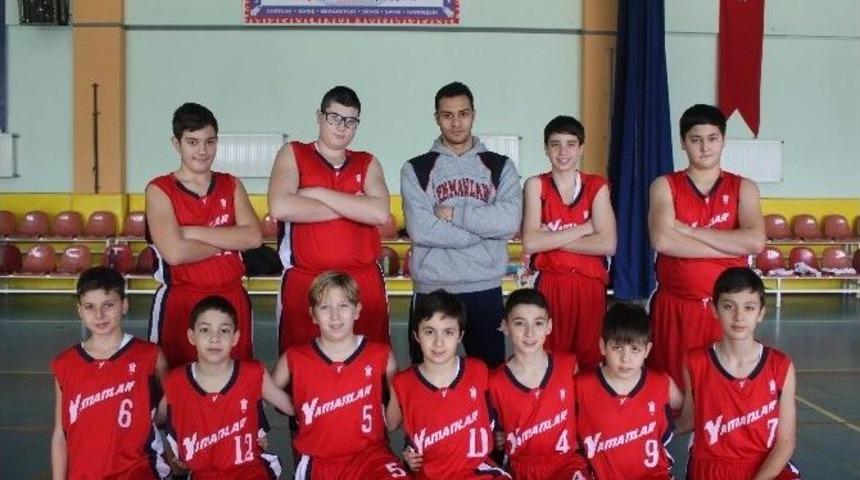Yamanlar K&uuml;&ccedil;&uuml;k Erkekler Basketbol Takımı Yarı Finalde
