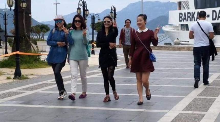 Marmaris Gemi Sezonunu &Ccedil;inli Turistlerle A&ccedil;tı