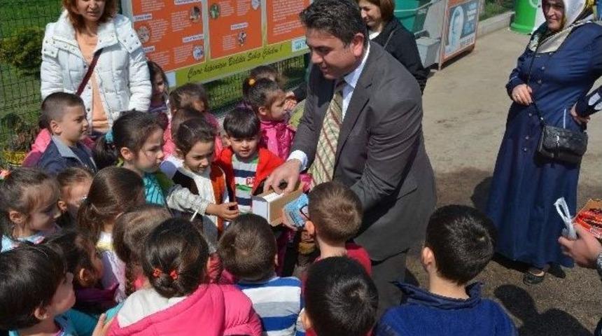 Minik &Ouml;ğrenciler Atık Getirme Merkezini İnceledi