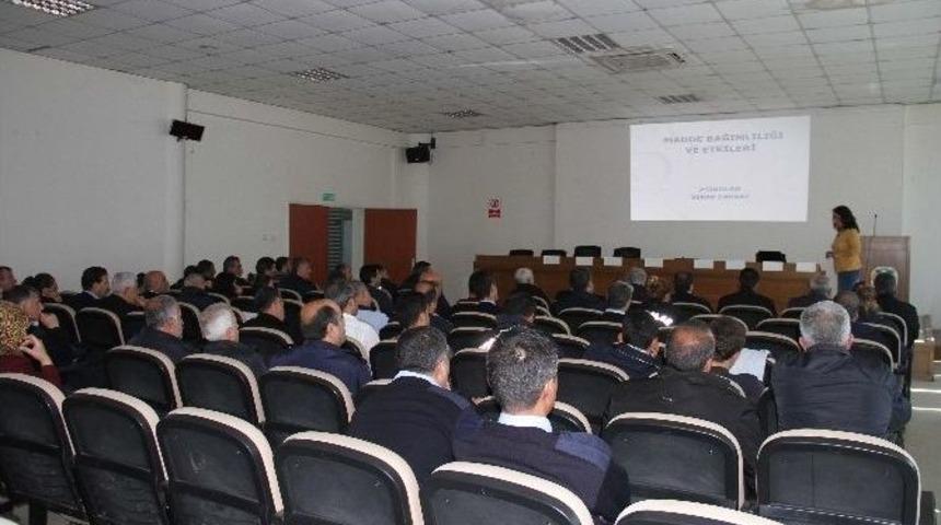 Zabıtalara Madde Bağımlılığı Semineri Verildi