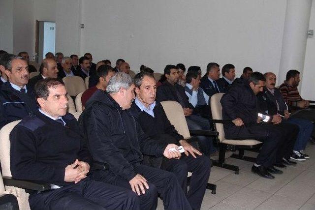 Zabıtalara Madde Bağımlılığı Semineri Verildi