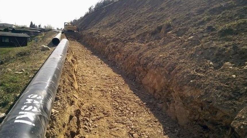 Esentepe İ&ccedil;mesuyu Projesi&rsquo;nde Hat D&ouml;şeme &Ccedil;alışmaları Tamamlandı