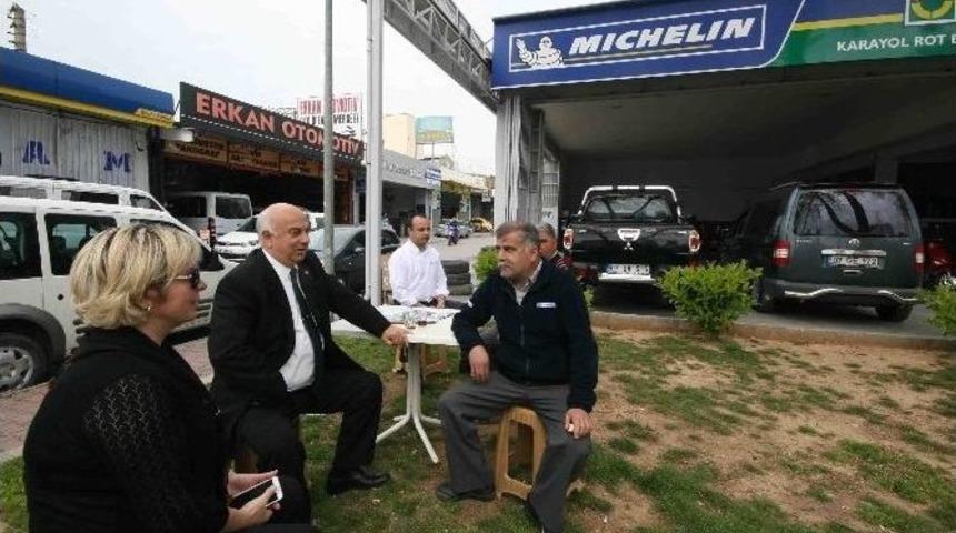 Chp Aday Adayı Alın, Esnafla Bir Araya Geldi