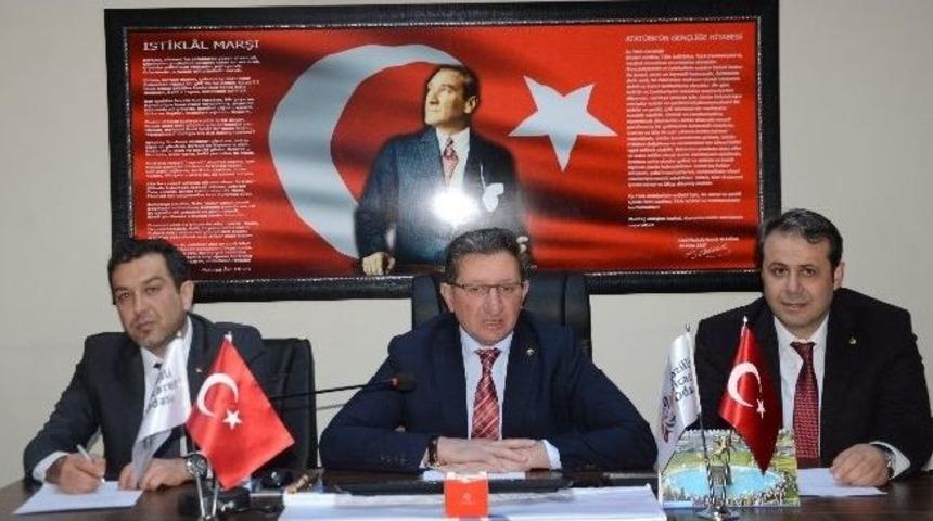Nazilli Ticaret Odası Y&ouml;netimi Bozdoğan&rsquo;da Toplandı