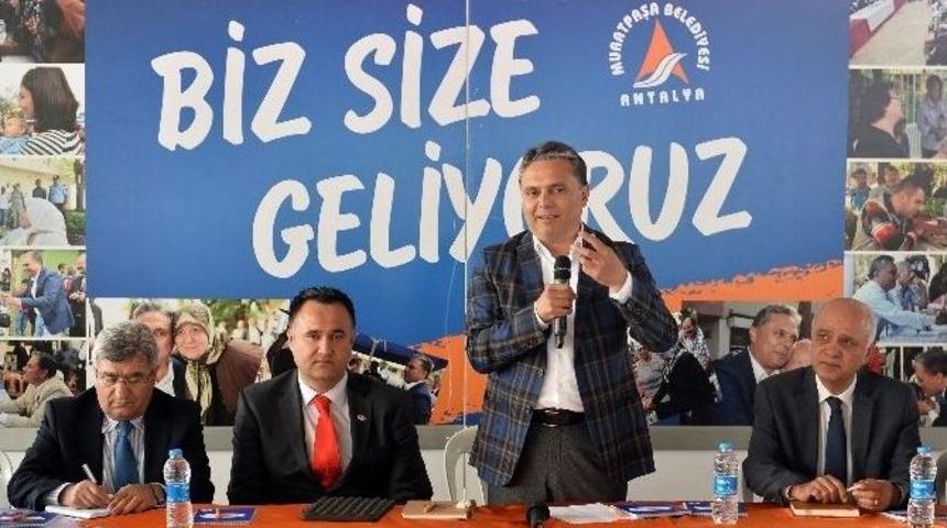 Başkan Uysal Halk G&uuml;n&uuml; Toplantısına &Ccedil;ağlan Mahallesi&rsquo;nde Devam Etti