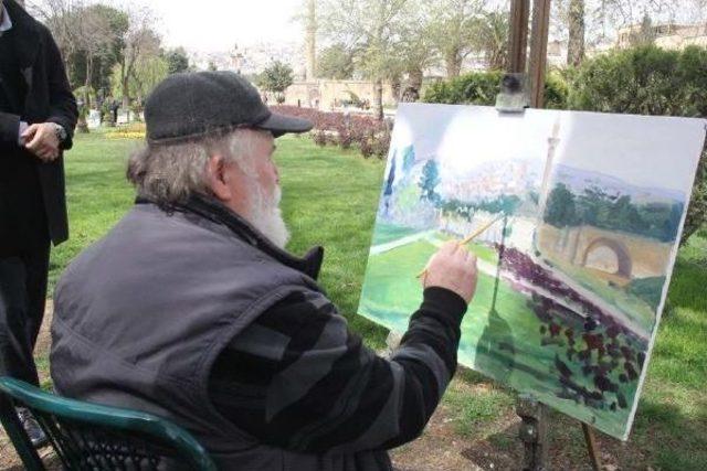 ‘Çoban Ressam’, Balıklıgöl’Ü Tuvale Yansıttı