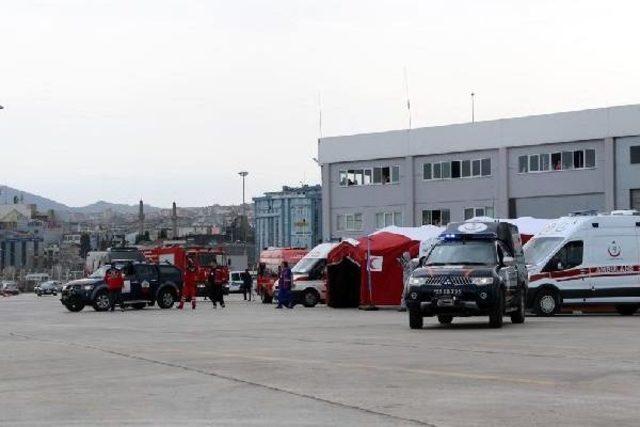 Samsun'da Kimyasal Tatbikat