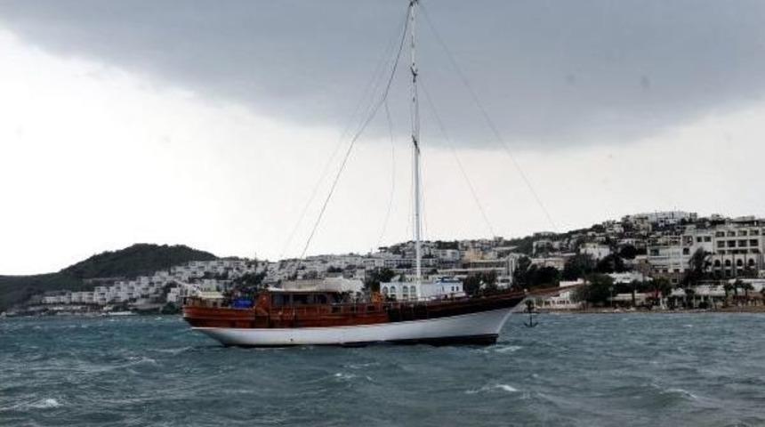 Bodrum'u Fırtına Vurdu