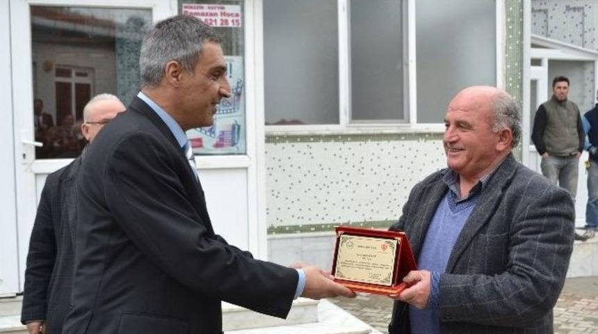 Caminin Depremde Zarar G&ouml;ren Minaresi Onarıldı