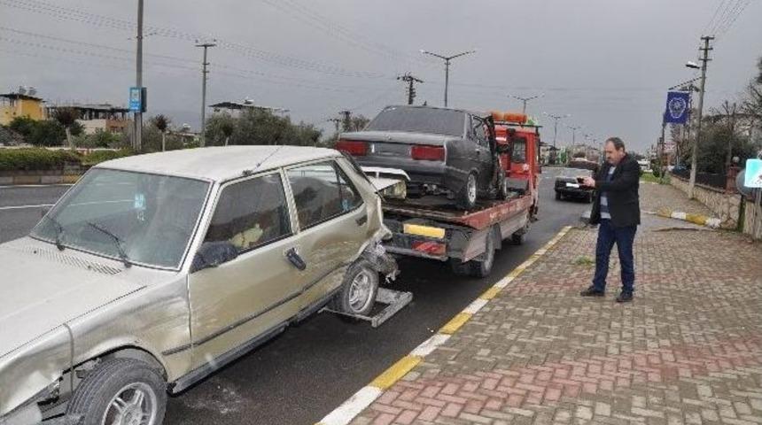 Nazilli&rsquo;de Otomobil &Ccedil;aldılar, Denizli&rsquo;de Polise &Ccedil;arptılar