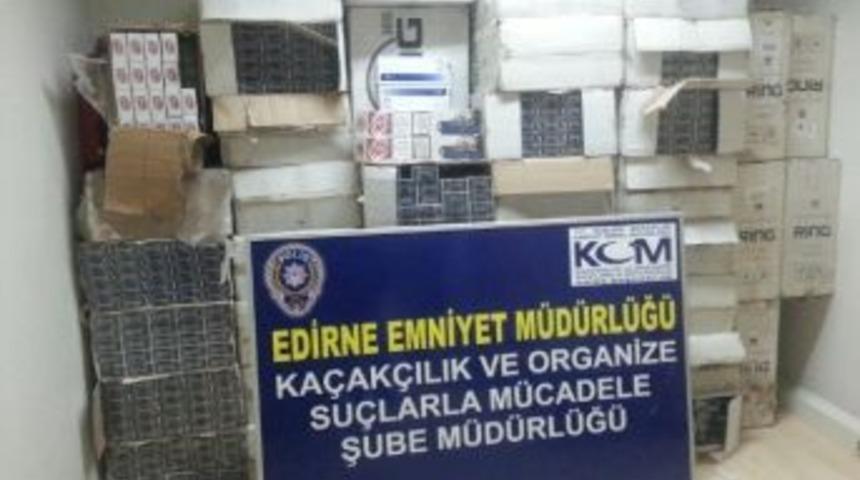Edirne&rsquo;de Ka&ccedil;ak Sigaraya Ge&ccedil;it Yok