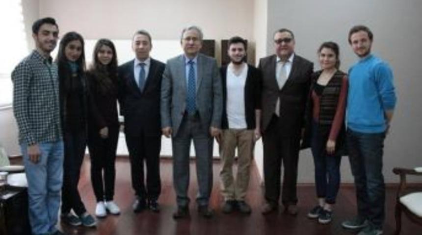 Bartın Proje Ekibi&rsquo;nden Rekt&ouml;r Kaplan&rsquo;a Ziyaret