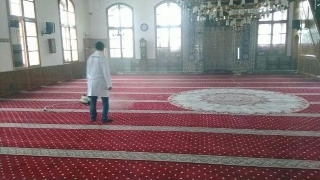 Orhan Cami Nano Teknoloji İle Dezenfekte Edildi