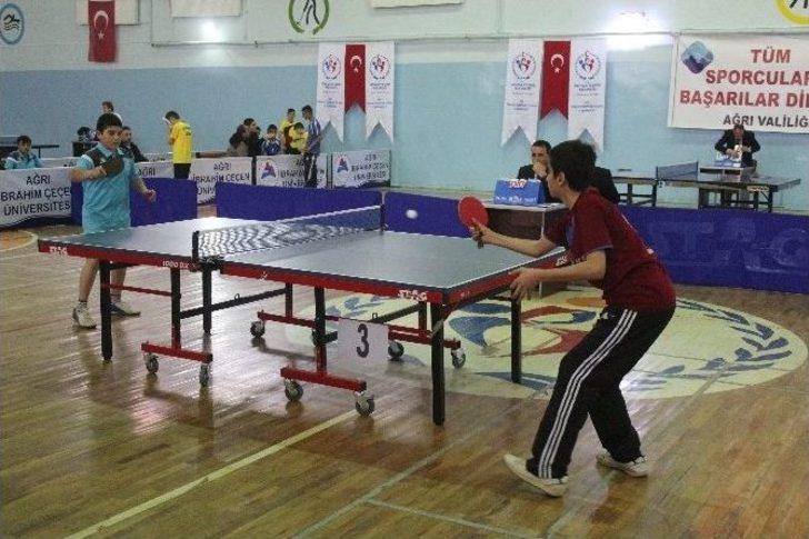 Ağrı’da Masa Tenisi Grup Müsabakaları Başladı G2