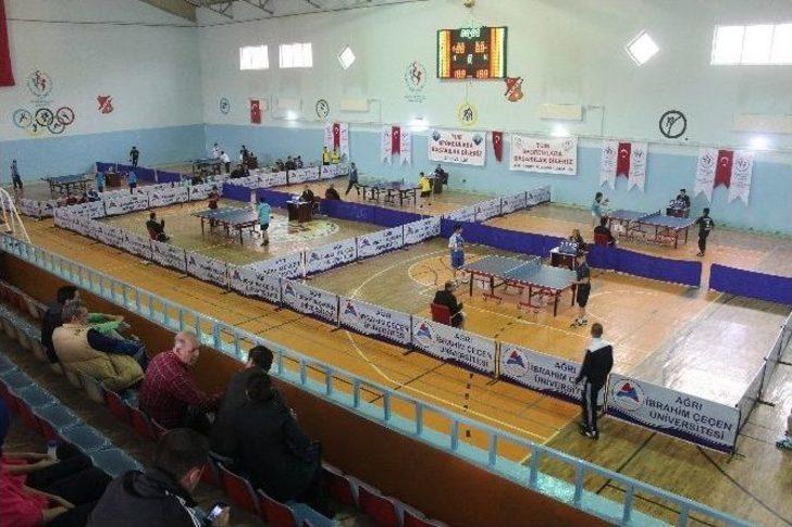 Ağrı’da Masa Tenisi Grup Müsabakaları Başladı G4