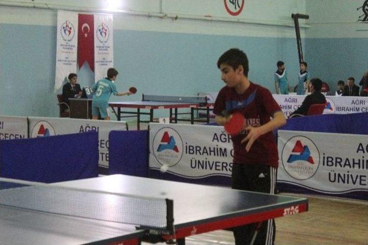 Ağrı’da Masa Tenisi Grup Müsabakaları Başladı G5