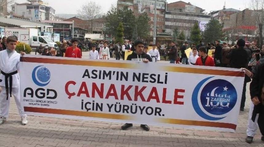 Anadolu Gen&ccedil;lik Derneği &rsquo;&ccedil;anakkale &Uuml;mmet Y&uuml;r&uuml;y&uuml;ş&uuml;&rsquo; D&uuml;zenledi