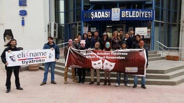 Kuşadası Belediyesi’nden Dünya Tiyatrolar Günü Kutlaması