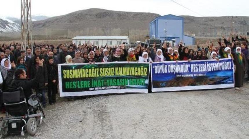 Muradiye'de Hes Protestosu