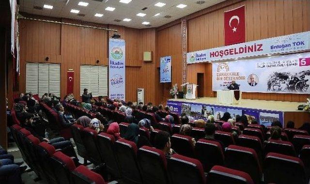 Eğitimci Yazar Vehbi Vakkasoğlu Çanakkale Destanını Anlattı