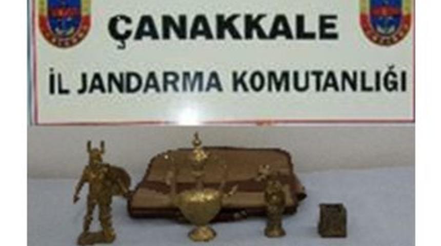 Tarihi Meryem Ana Heykelini Satamadan Yakalandı