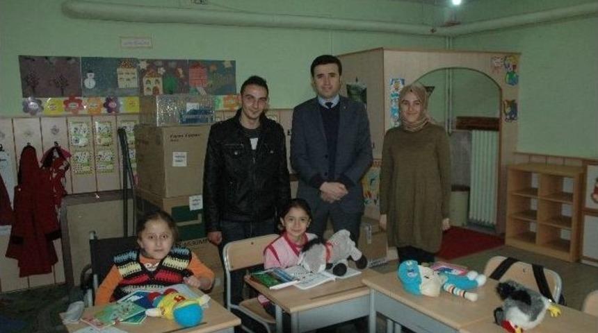 Kas-kon Gen&ccedil;lik Kolları K&uuml;re&rsquo;deki &Ouml;ğrencilere Yardım Elini Uzattı